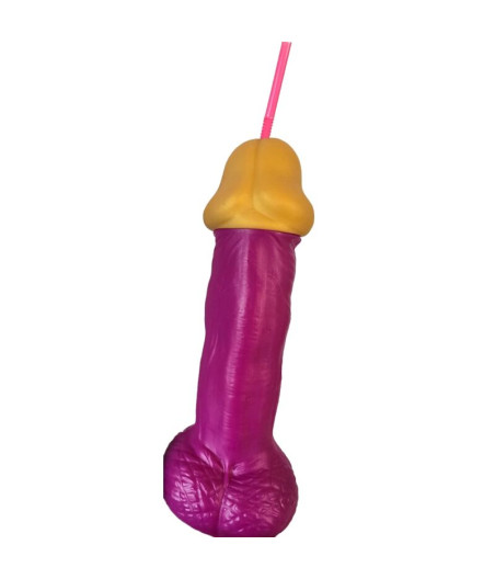 DIABLO PICANTE - PINK KUNSTSTOFF-PENIS AUS GLAS