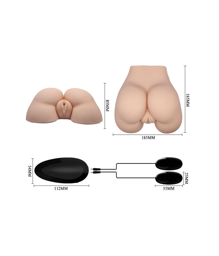 CRAZY BULL - VAGINA E ANO REALISTICI CON VIBRAZIONE POSIZIONE 5