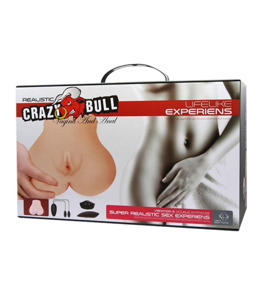 CRAZY BULL - REALISTISCHE VAGINA UND ANUS MIT VIBRATIONSPOSITION 7