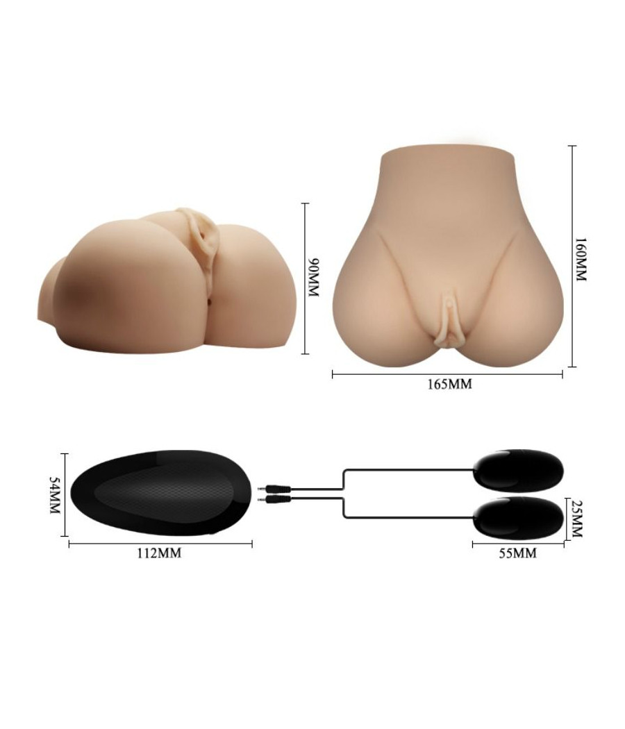 CRAZY BULL - REALISTIC VAGINA AND ANUS WITH VIBRATION POSITION 7