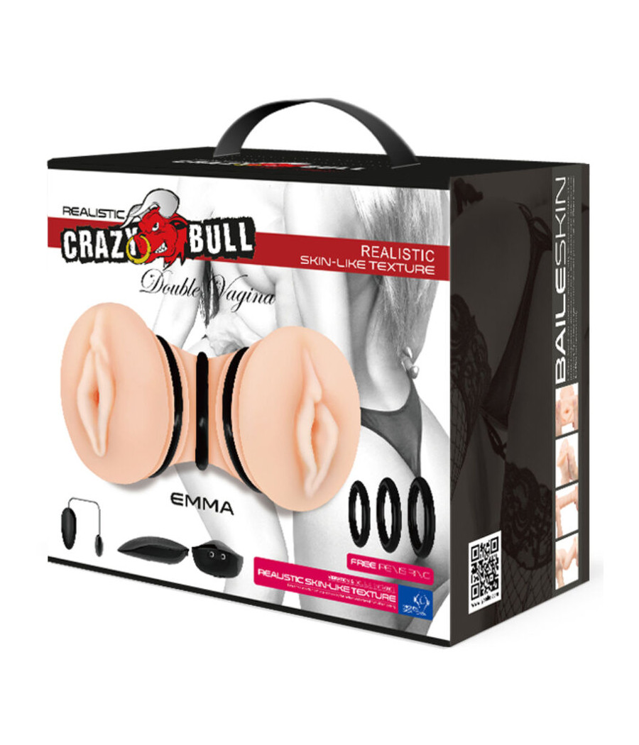 CRAZY BULL - MASTURBATORE VAGINA DOPPIO REALISTICO EMMA