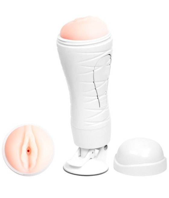 CRAZY BULL - MASTURBADOR VAGINA RECARREGVEL FLORA