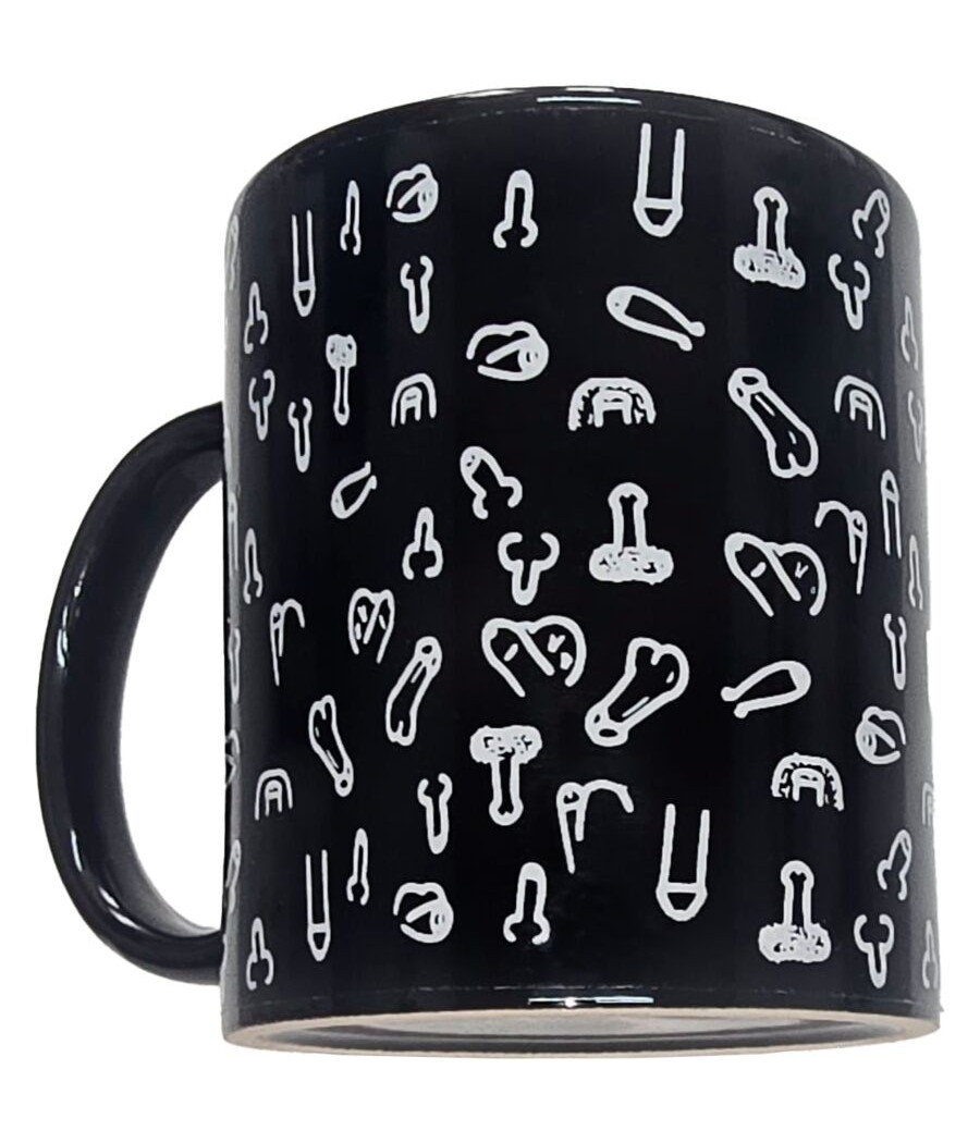 DIABLO PICANTE - TAZA NEGRA PENES 370 ML