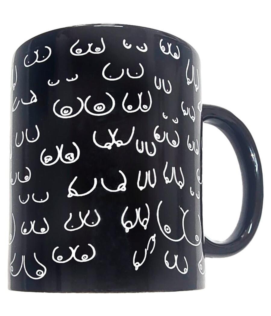 DIABLO PICANTE - TAZA NEGRA TETAS 370 ML