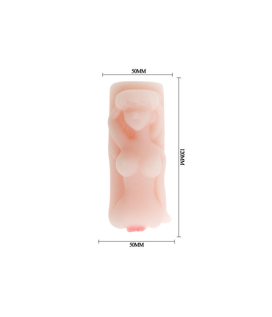 BAILE - MINI MASTURBADOR MASCULINO TORSO MUJER TEMPTATION PASSION