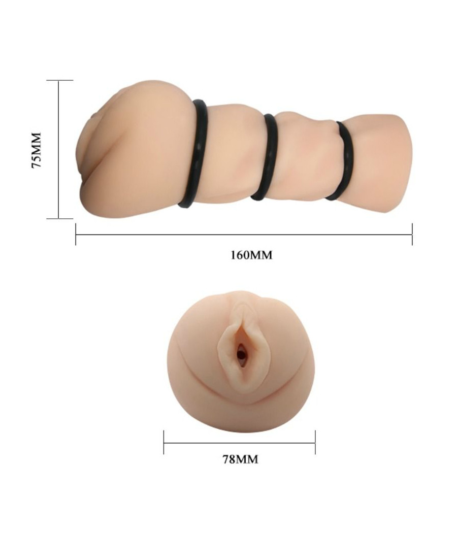 CRAZY BULL - MASTURBATORE VAGINA CON ANELLI