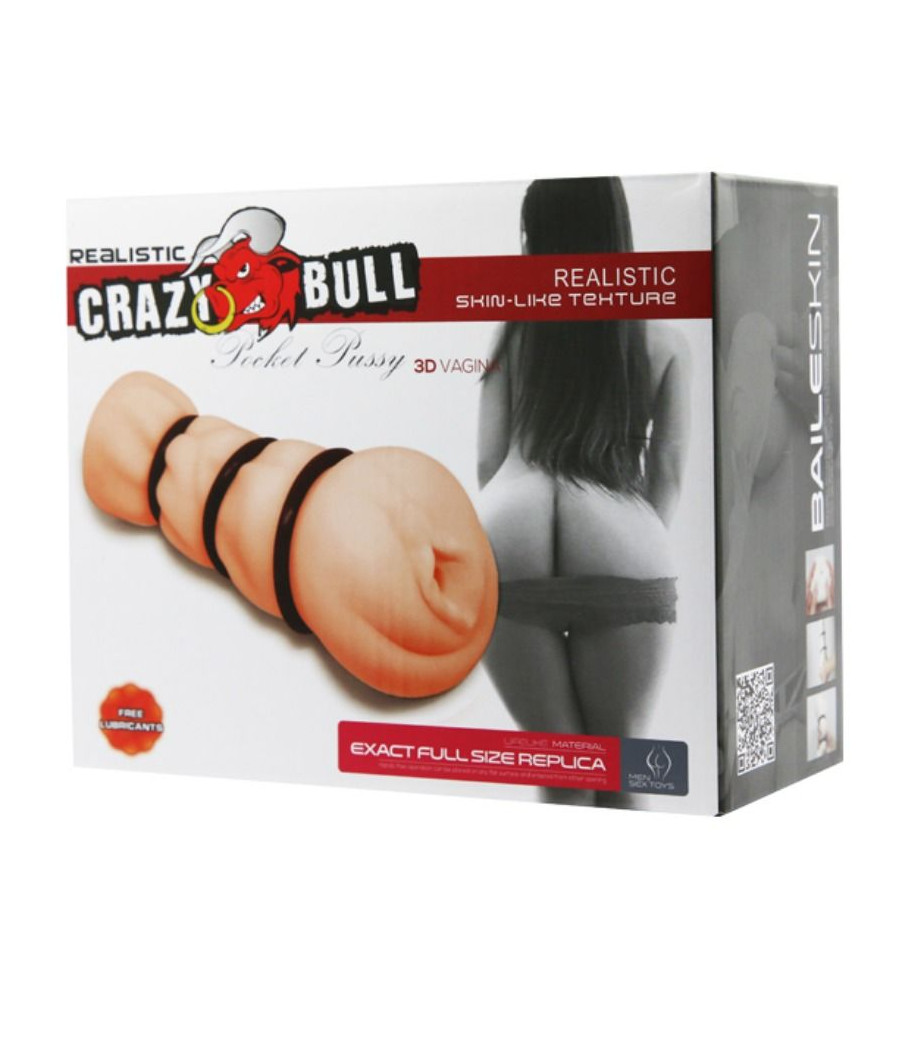 CRAZY BULL - MASTURBATEUR VAGIN AVEC ANNEAUX