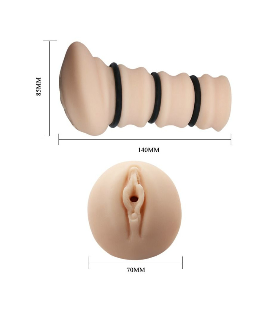 CRAZY BULL - MASTURBADOR MIT RINGEN VAGINA MODELL 2