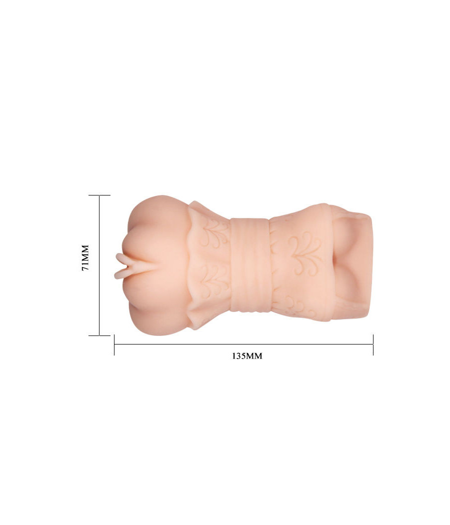 CRAZY BULL - MASTURBADOR DE PELE DE GUA VAGINA MODELO 2