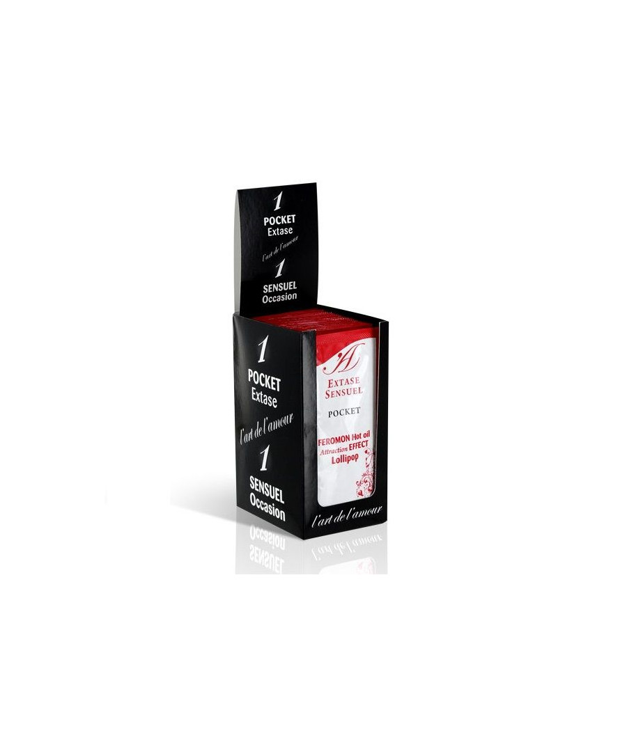 EXTASE SENSUAL - ACEITE MASAJE EFECTO CALOR FEROMONAS PIRULETA 10 ML