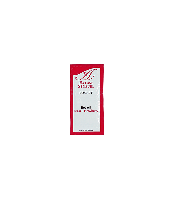 EXTASE SENSUAL - ÓLEO ESTIMULANTE DE MORANGO 10 ML