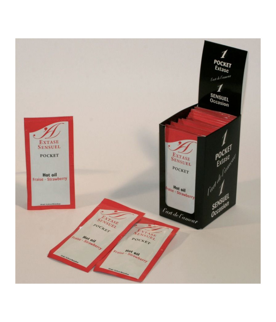 EXTASE SENSUAL - STRAWBERRY STIMULATING OIL 10 ML