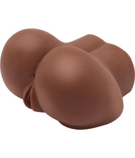 ACT - MASTURBADOR REALÍSTICO BIG ASS COM VIBRADOR MARROM