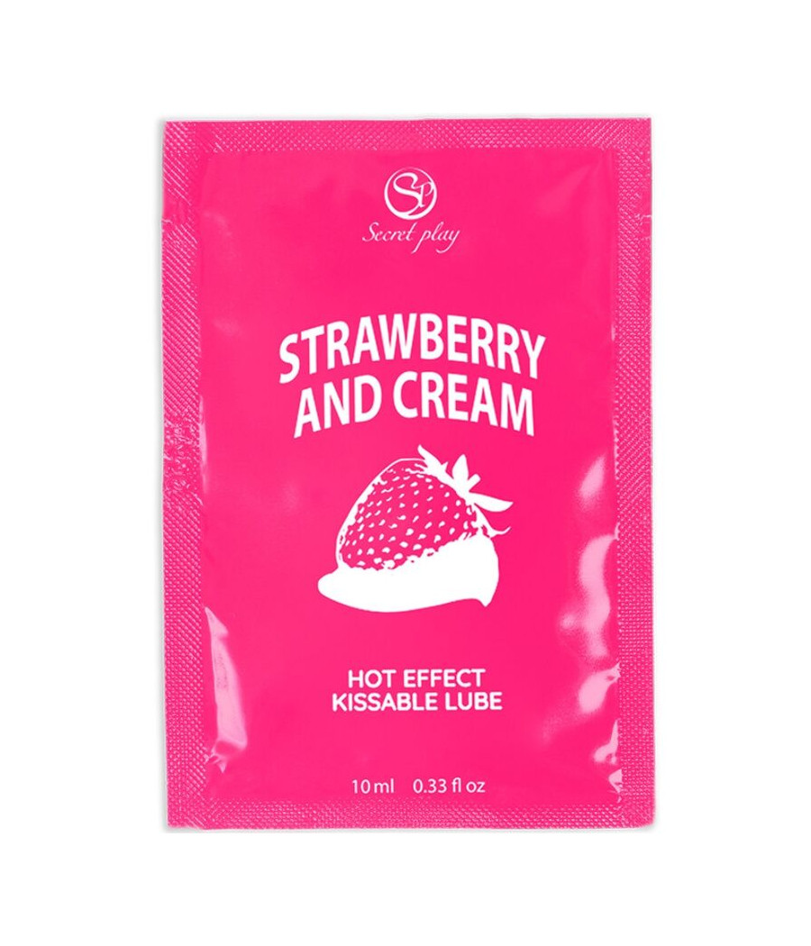 SECRETPLAY - SINGLE DOSE LUBRICANT STRAWBERRIES & CREAM 10 ML