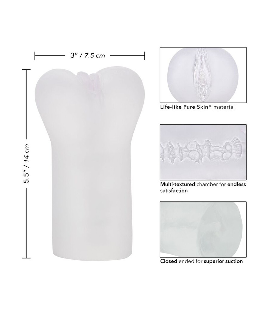 CALEXOTICS - BOUNDLESS VULVA MASTURBADOR TRANSPARENTE