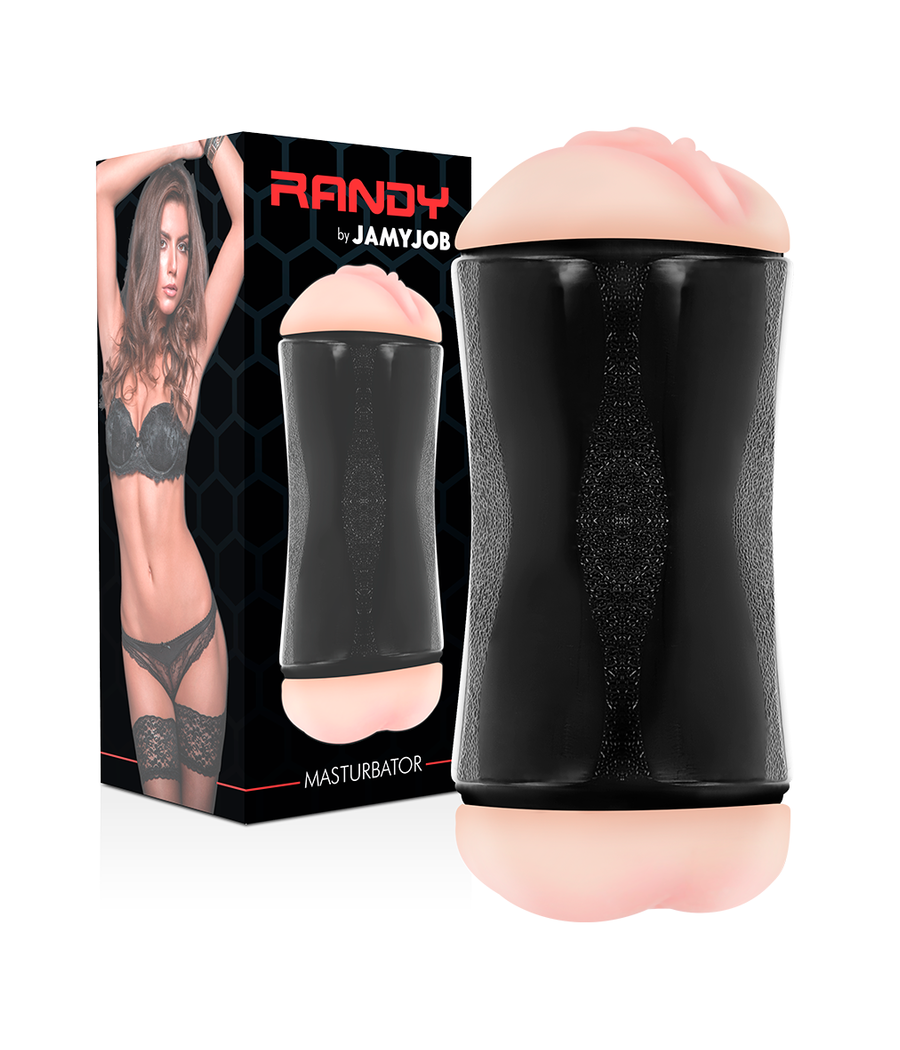JAMYJOB - MASTURBATEUR DOUBLE TROU RANDY - VAGIN ET ANUS