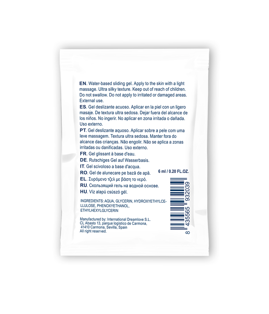 WATERFEEL - GEL DESLIZANTE BASE AGUA NEUTRO 6 ML