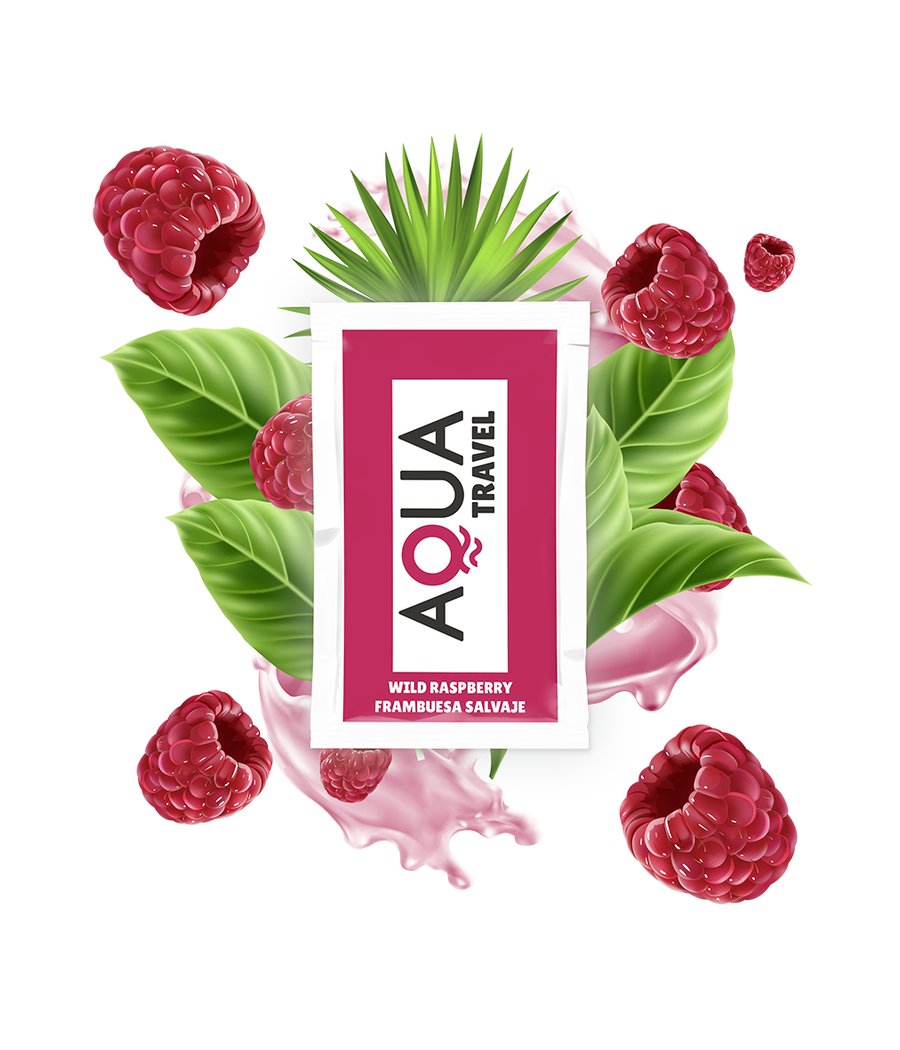 AQUA TRAVEL - LUBRIFIANT À BASE D'EAU SAVEUR FRAMBOISE SAUVAGE 6 ML