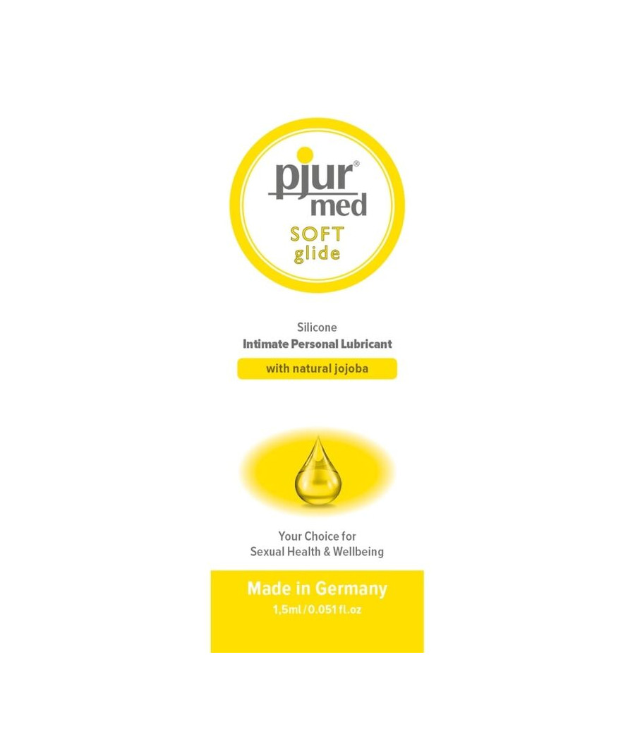 PJUR - LUBRIFICANTE DE SILICONE MED SOFT GLIDE 1.5 ML