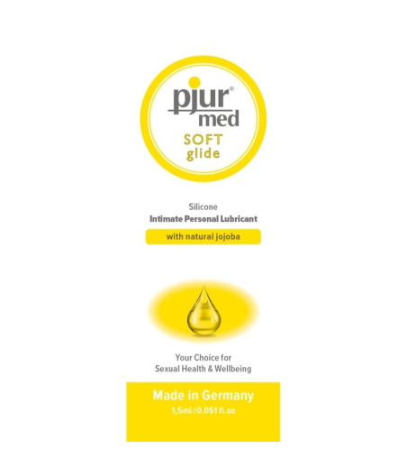 PJUR - MED SOFT GLIDE SILICONE LUBRICANT 1.5 ML