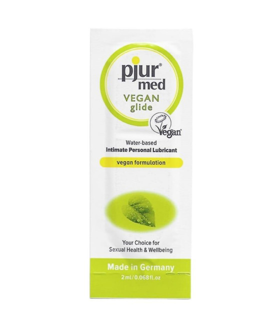 PJUR - MED VEGAN GLIDE LUBRICANTE BASE AGUA 2 ML