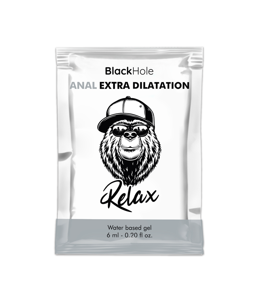BLACK HOLE - GEL BASE AGUA DILATACIÓN ANAL 6 ML MONODOSIS