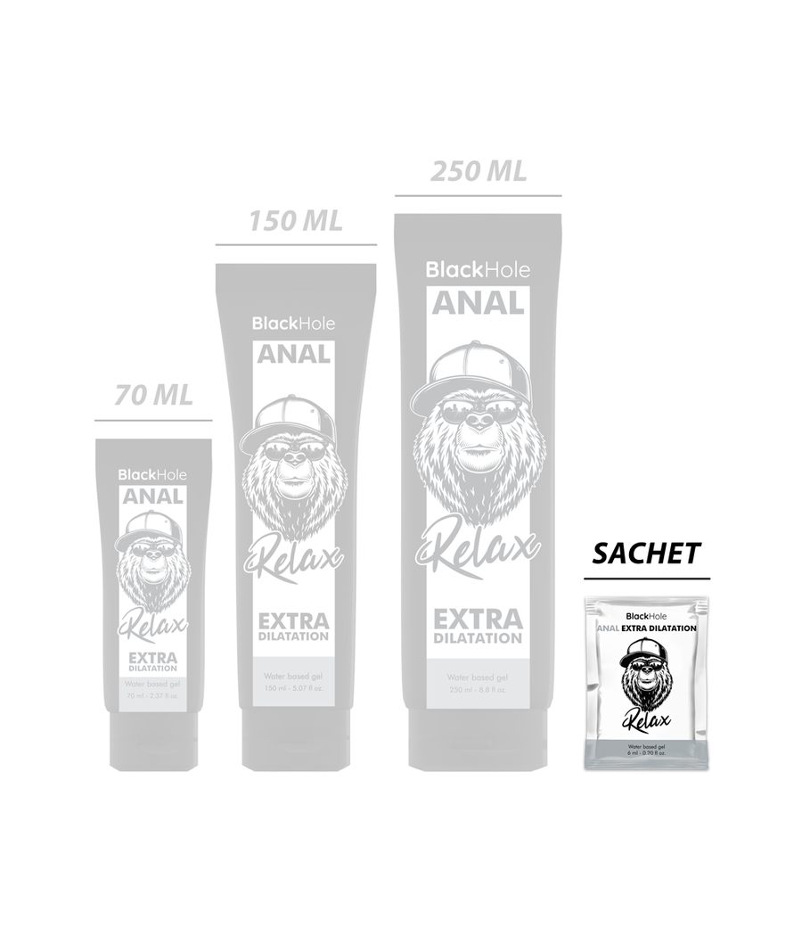 BLACK HOLE - GEL A BASE D'ACQUA EXTRA DILATAZIONE 6 ML MONODOSE