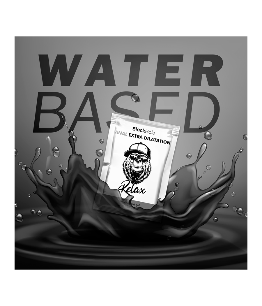 BLACK HOLE - WASSERBASIERTES GEL EXTRA DILATATION 6 ML EINZELDOSIS