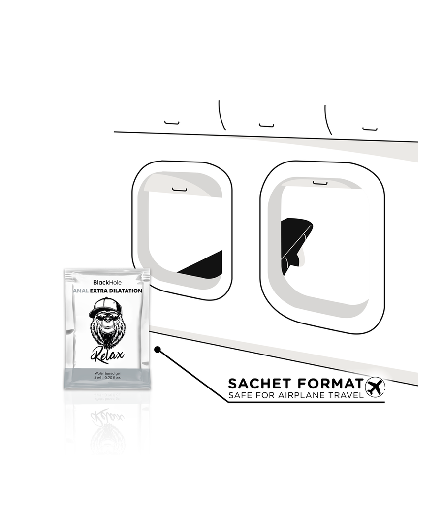 BLACK HOLE - WASSERBASIERTES GEL EXTRA DILATATION 6 ML EINZELDOSIS