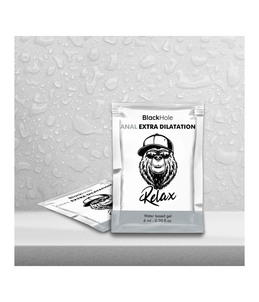 BLACK HOLE - WASSERBASIERTES GEL EXTRA DILATATION 6 ML EINZELDOSIS