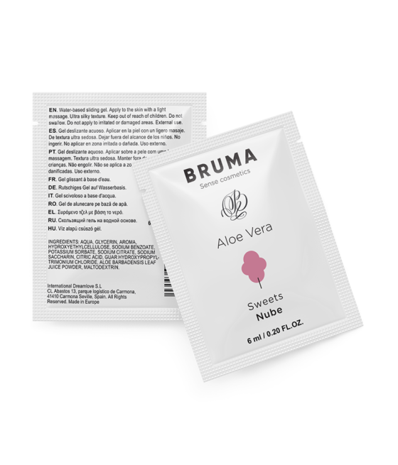 BRUMA - ALOE VERA SLIDING GEL SWEETS FLAVOR 6 ML