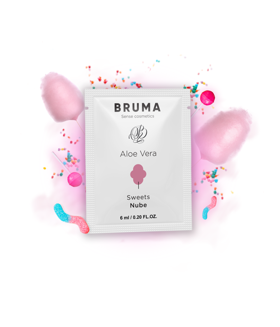 BRUMA - GEL DESLIZANTE DE ALOE VERA SABOR DOCES 6 ML