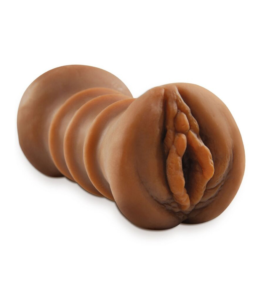 FETISH FANTASY EXTREME - MASTURBADOR REALÍSTICO DE DUPLA ENTRADA VAGINA E ANO MARROM