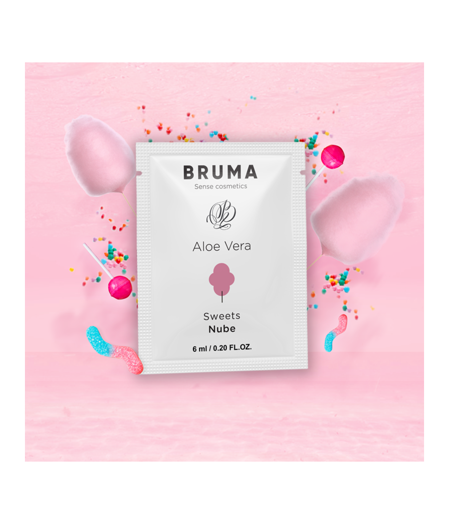 BRUMA - GEL DESLIZANTE DE ALOE VERA SABOR DOCES 6 ML