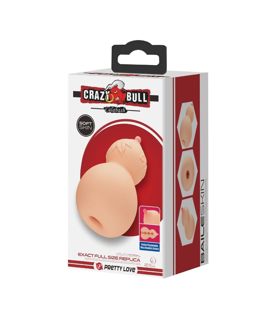 CRAZY BULL - CALABASH MASTUBADOR EN FORMA DE PECHO