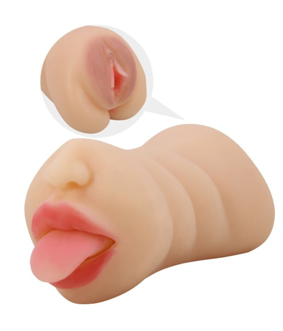 CRAZY BULL - SARAH MASTUBADOR EM FORMA DE VAGINA DUPLA ENTRADA