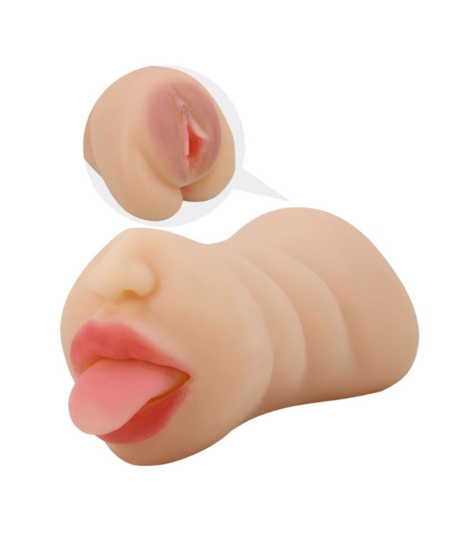 CRAZY BULL - SARAH MASTUBADOR EM FORMA DE VAGINA DUPLA ENTRADA
