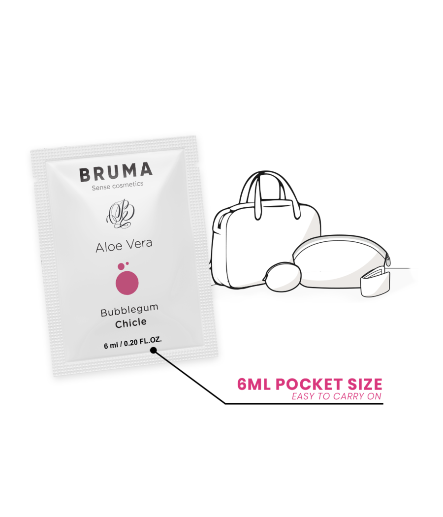 BRUMA - 6 ML GEL DESLIZANTE CON ALOE VERA SABOR A CHICLE