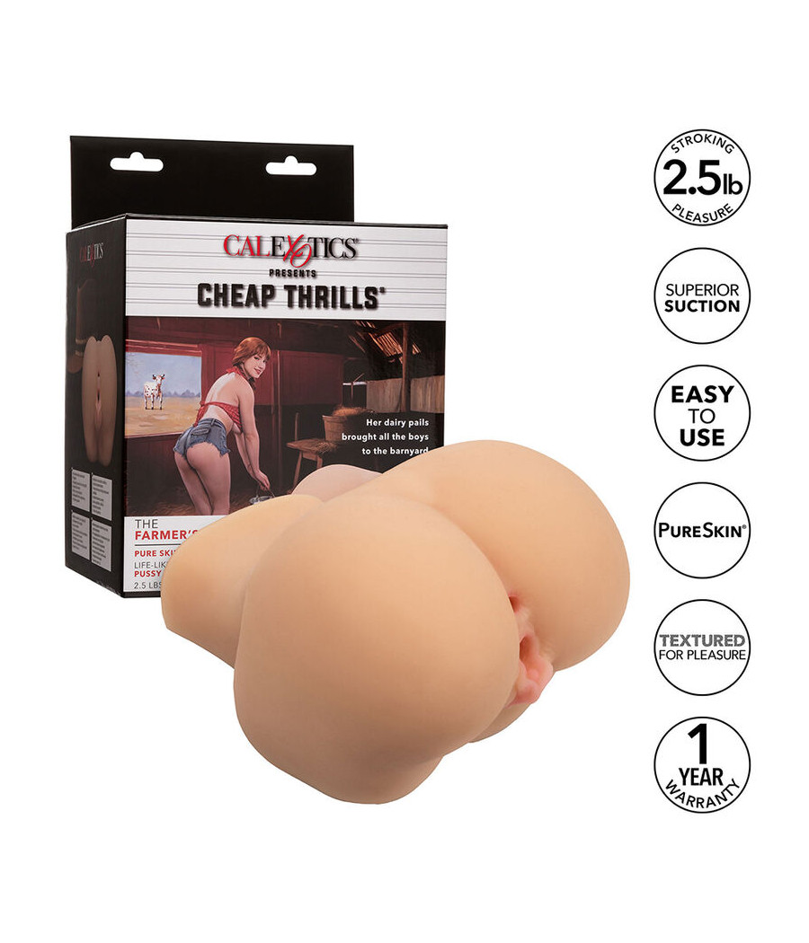 CALEXOTICS - THE FARMERS DAUGHTER DOUBLE REALISTIC MASTURBATOR FLESH