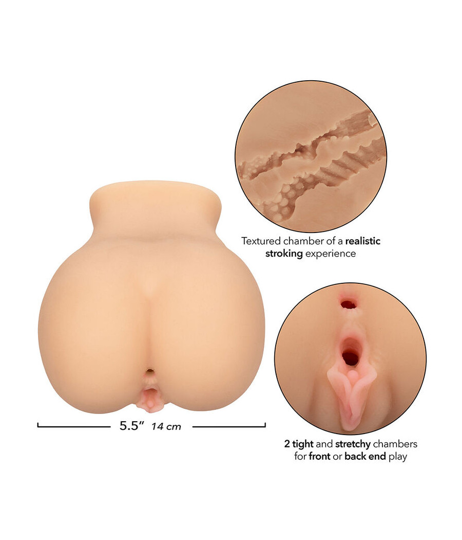 CALEXOTICS - THE FARMERS DAUGHTER DOBLE MASTURBADOR REALÍSTICO NATURAL