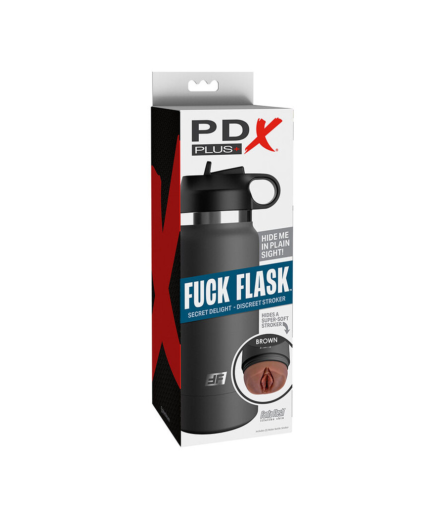 PDX PLUS - FUCK FLASK VAGINE DISCRET STROKER MARRONE MODELLO 2