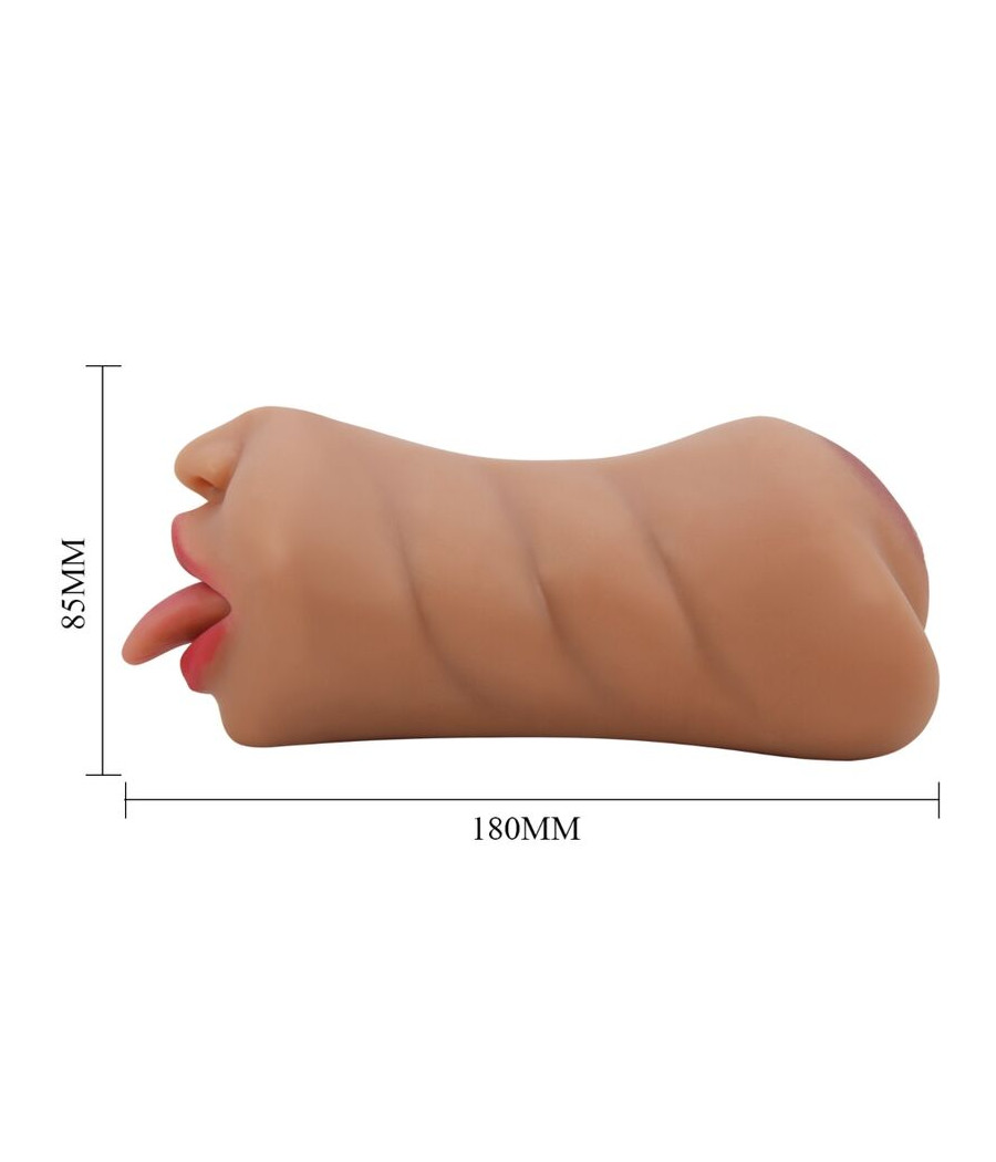 CRAZY BULL - SARAH DUPLO MASTURBADOR BOCA E VAGINA CARNE