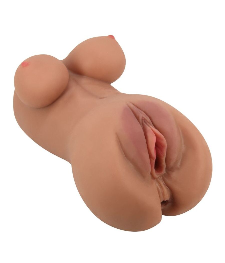 CRAZY BULL - HANNAH MASTURBADOR DUPLO VAGINA E ÂNUS MULATO REALISTA