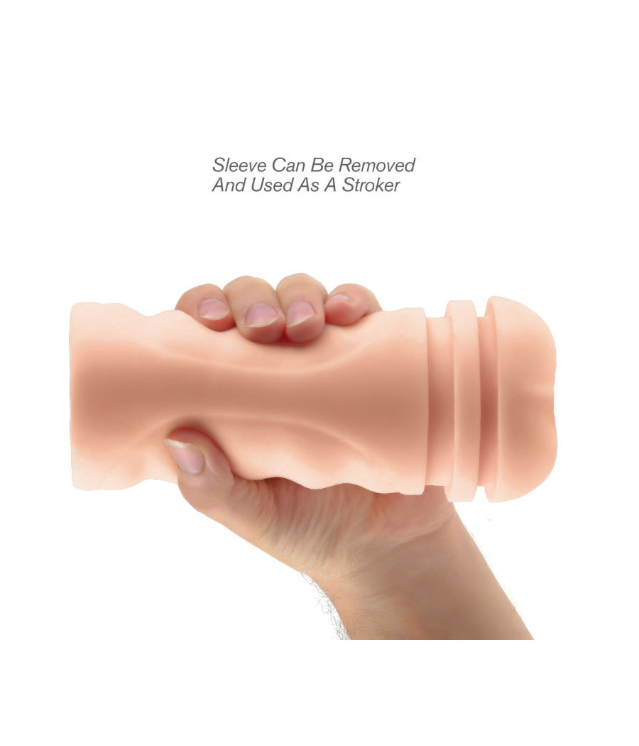 MASTURBADOR MASCULINO VIBRADOR FANTA FLESH CON 10 MODOS DE VIBRACIÓN