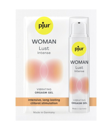 PJUR - GEL VIBRATÓRIO INTENSO WOMAN LUST DOSE ÚNICA PARA ORGASMO 1,5 ML