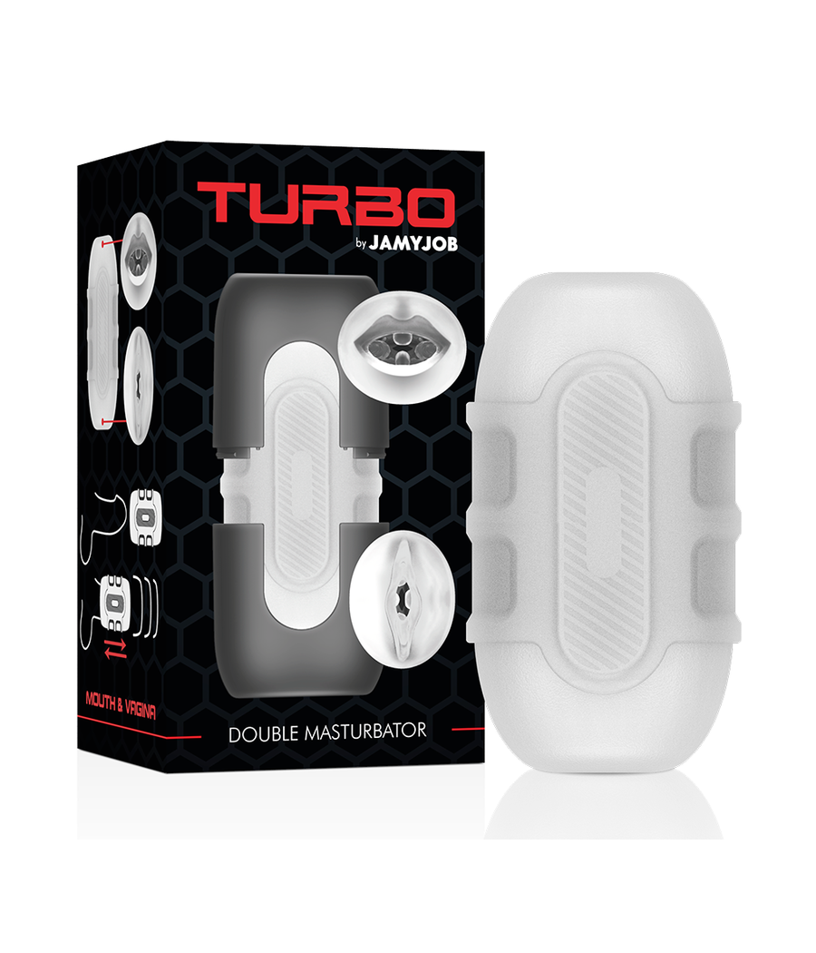 JAMYJOB - TURBO DOUBLE MASTURBATOR