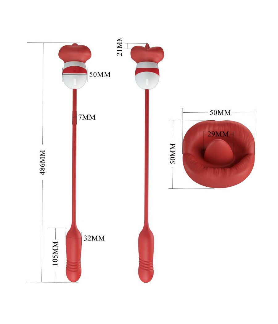 PRETTY LOVE - ASHLYNN MASTURBADOR BOCA VERMELHA