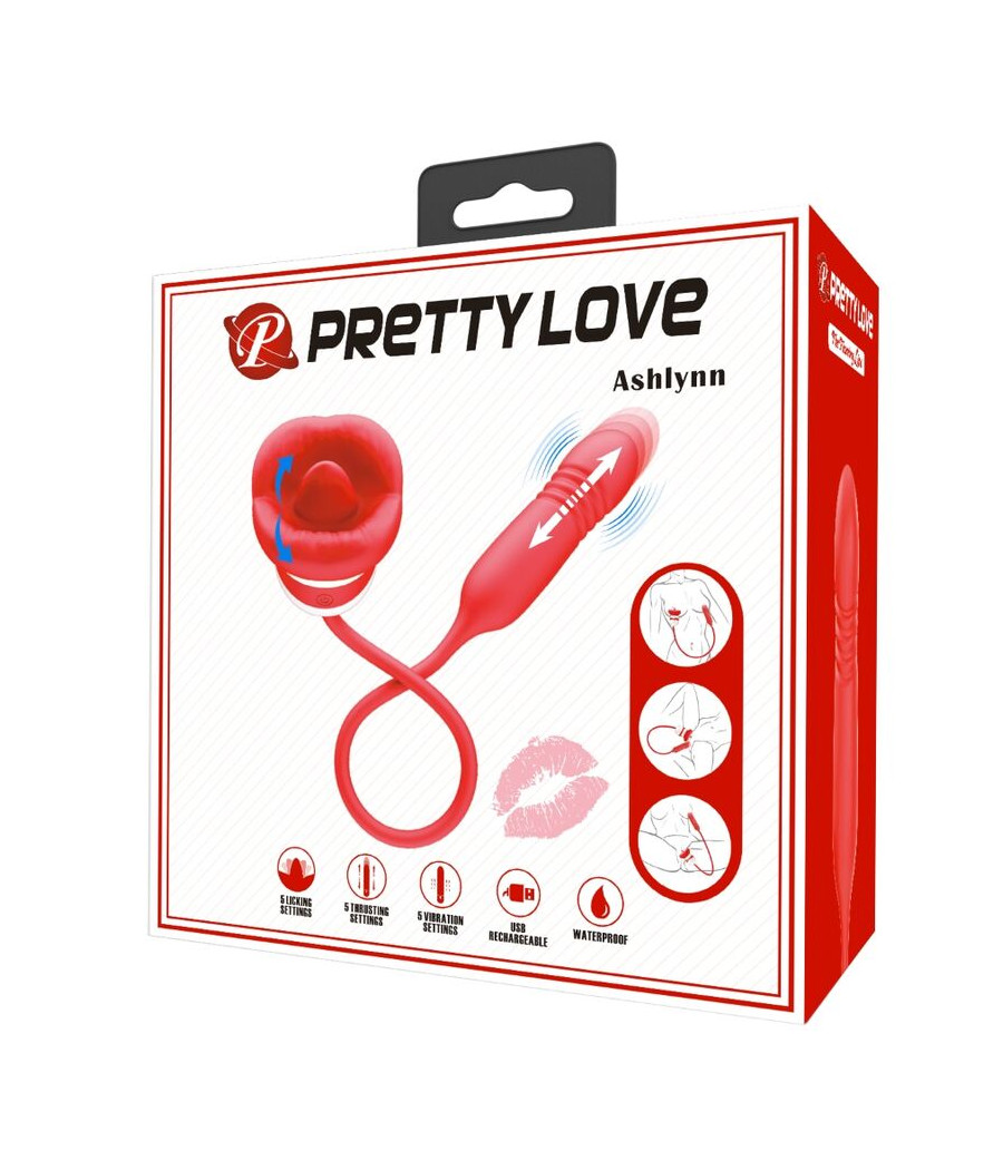 PRETTY LOVE - ASHLYNN MASTURBADOR BOCA VERMELHA