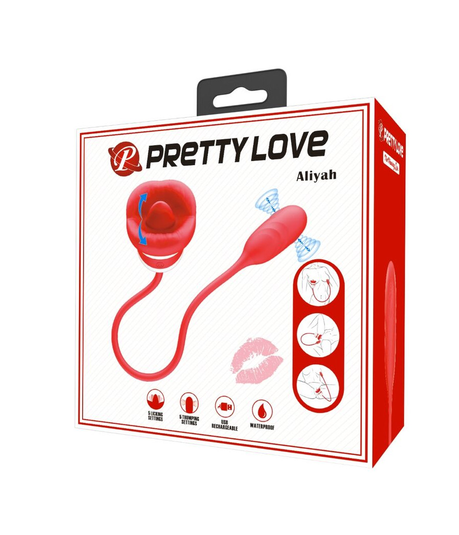 PRETTY LOVE - ALIYAH RED MOUTH MASTURBATOR