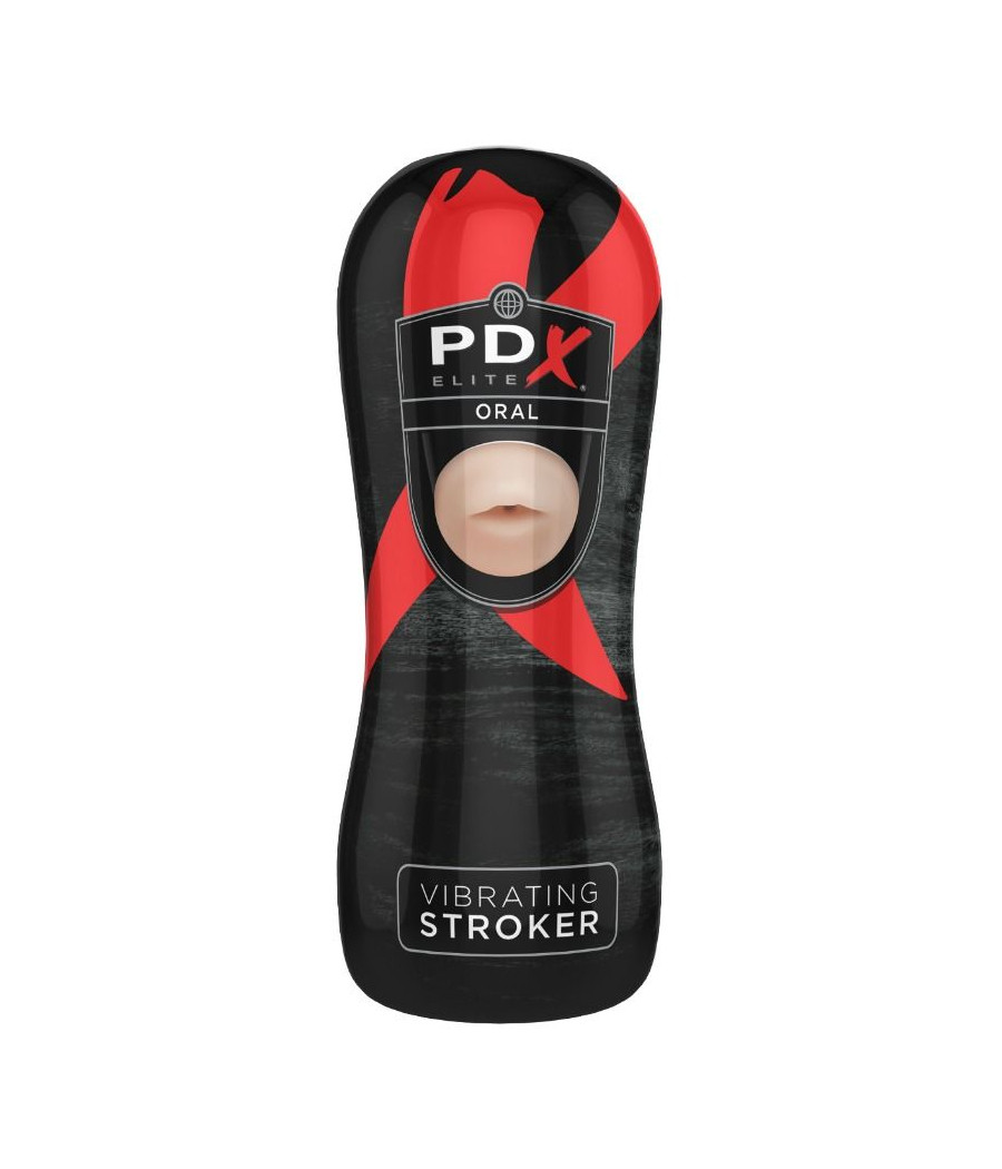 PDX ELITE - MASTURBADOR CON VIBRACIÓN BOCA